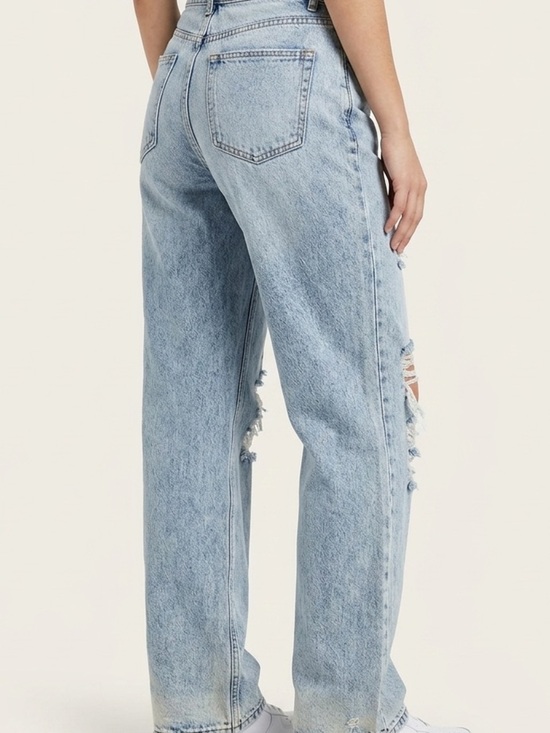Empyre Denim - Empyre Tori High Rise Distressed Baggy Skater Jeans - Size 4 / 28